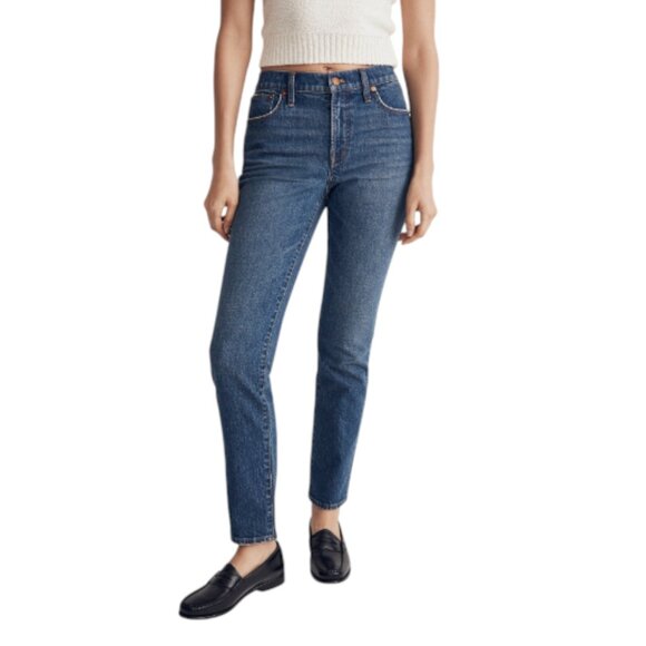 MADEWELL The Mid Rise Perfect Vintage Cropped Jean in Corson Wash 32 - Picture 2 of 10